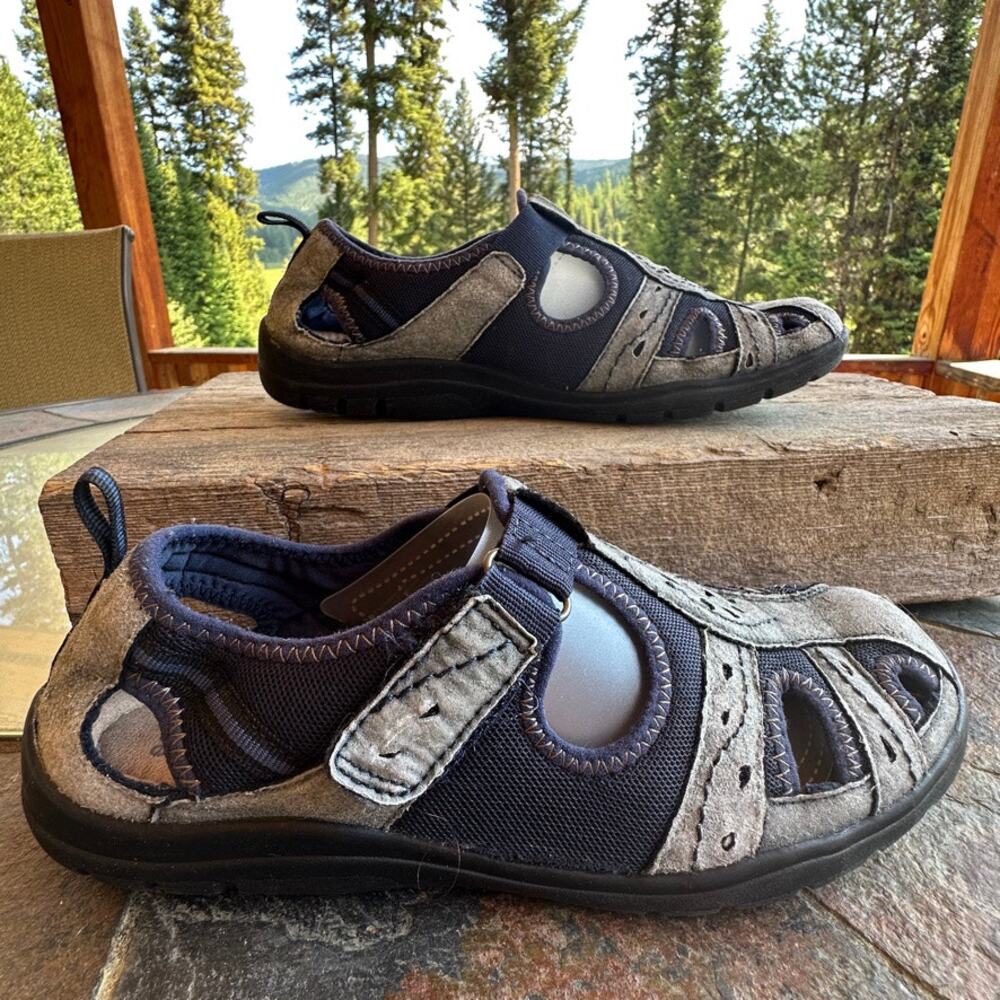 VTG Earth Origins Fisherman Sandals 8.5 Leather Walking Outdoor Comfort Shoe Y2K - Picture 2 of 8